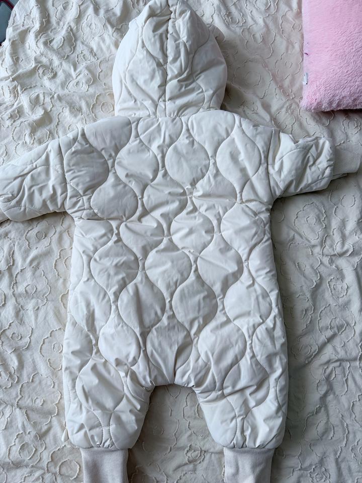 Белый комбинезон, размер 80