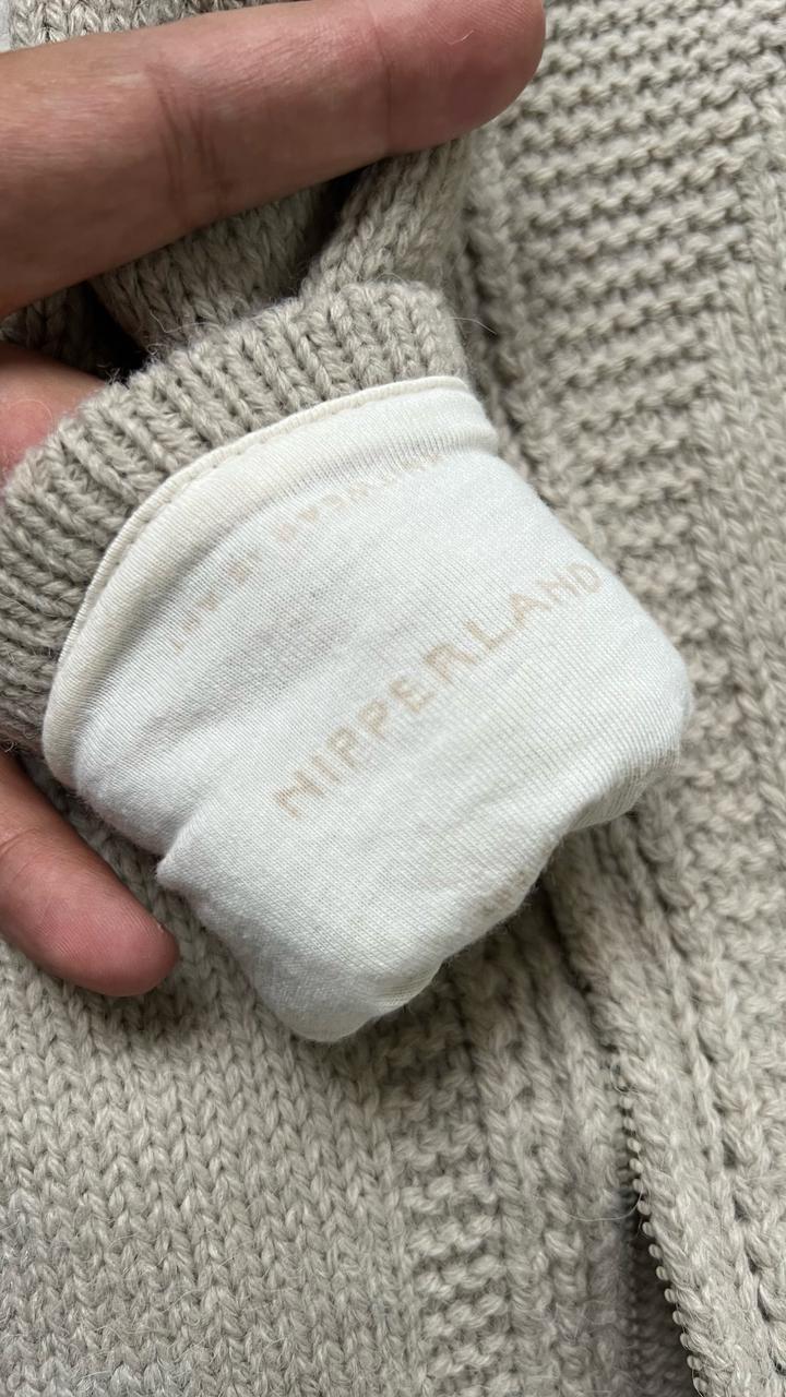 Теплая вязаная комбинезон