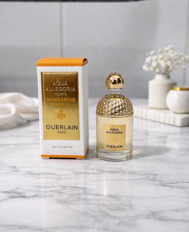 Guerlain Aqua Allegoria Forte Mandarine Basilic, миниатюра 7,5 мл, сплеш