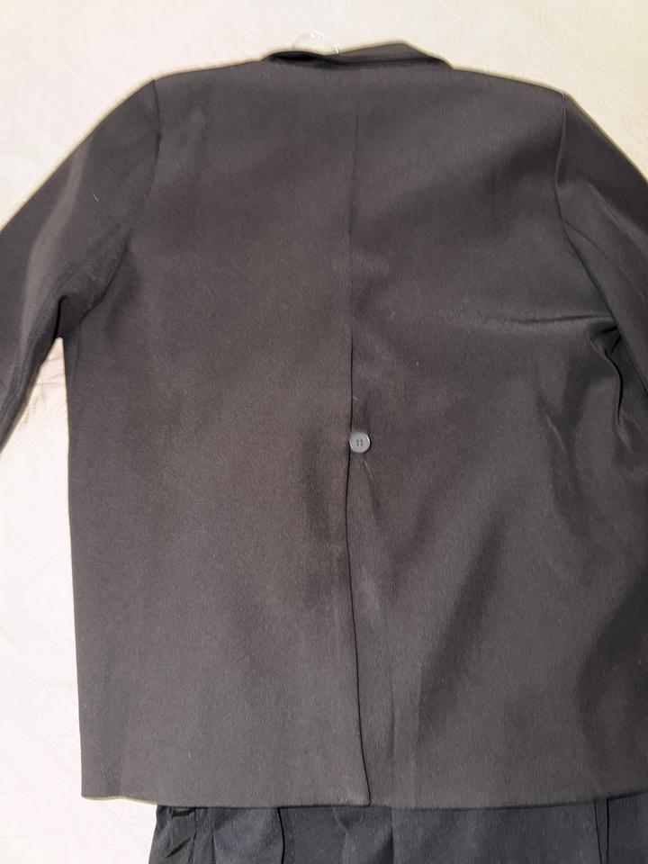 Пиджак черный , New Style, размер оверсайз до 46