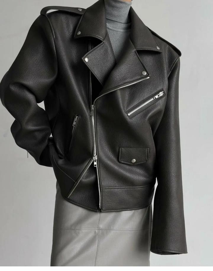 Куртка кожаная