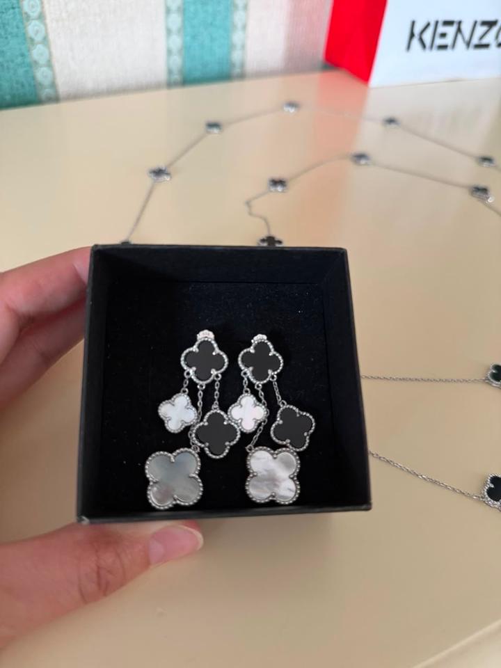Набор комплект серебро Van Cleef silver 925