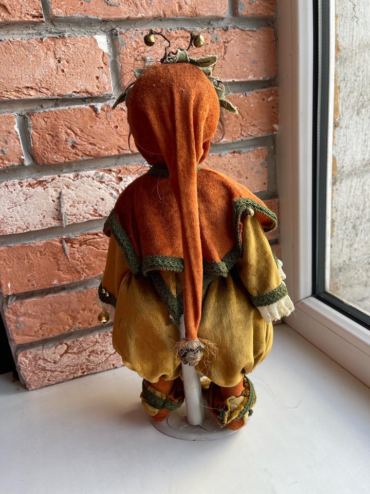 Коллекционная фарфоровая кукла-эльф Mirtillo (Montedragone, Италия)