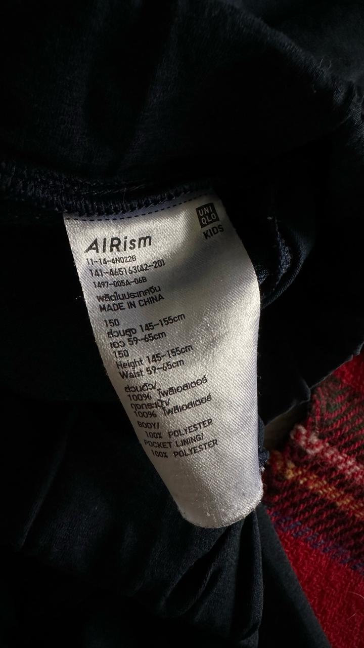 Спортивные эластичные брюки UNIQLO AIRism, размер 150 — отличное состояние