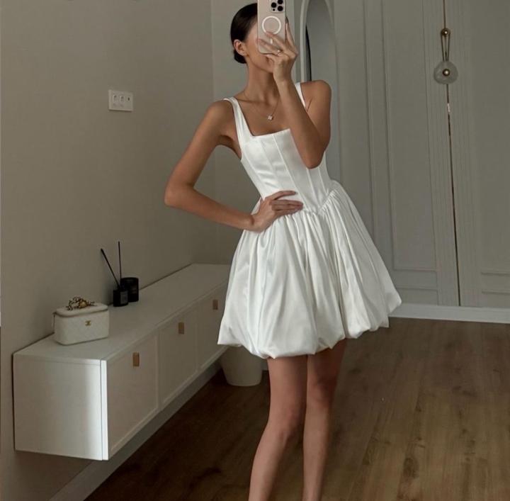 Мини корсетное платье