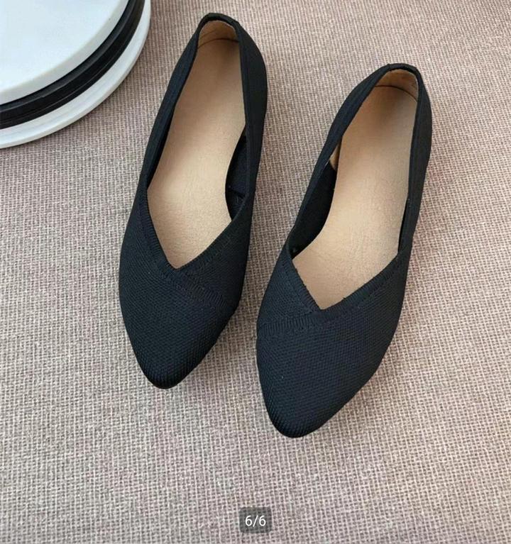 Балетки из трикотажного полотна, р.38