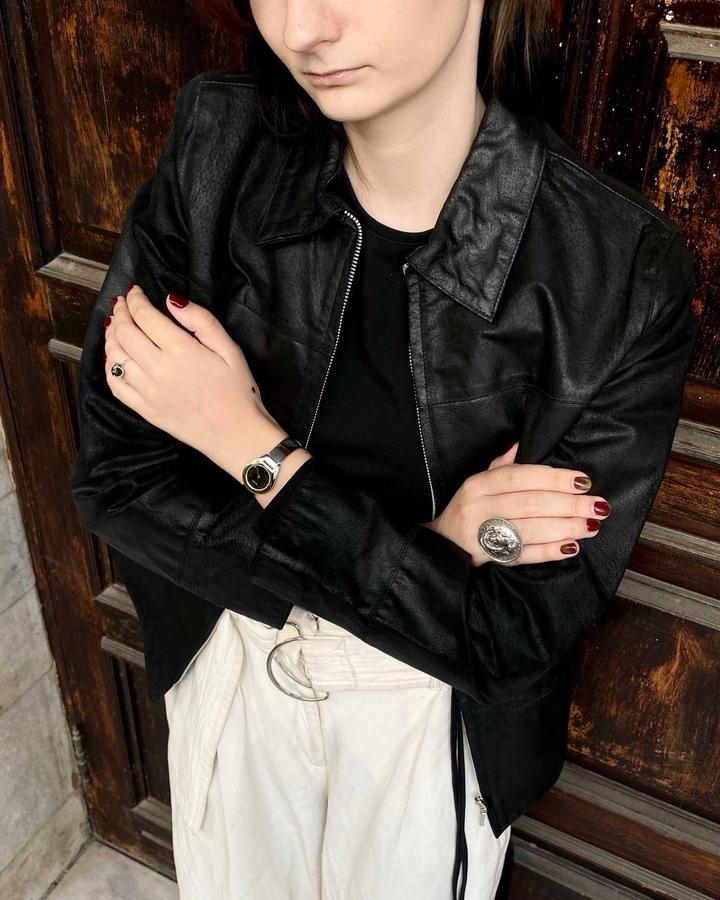 Винтажная замшевая куртка