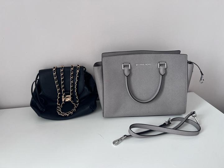 Сумка Michael Kors, оригинал, серая