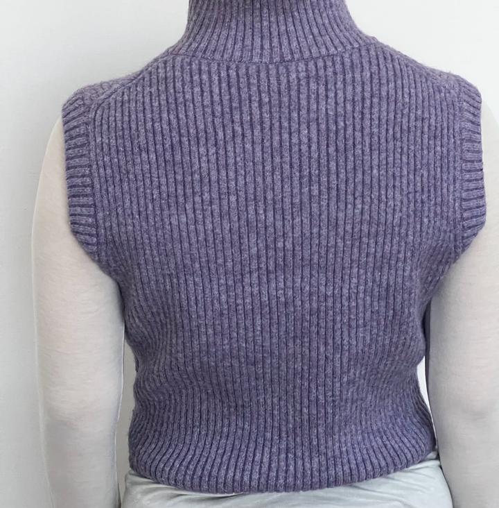 Weekday, Укороченная сиреневая жилетка, XS