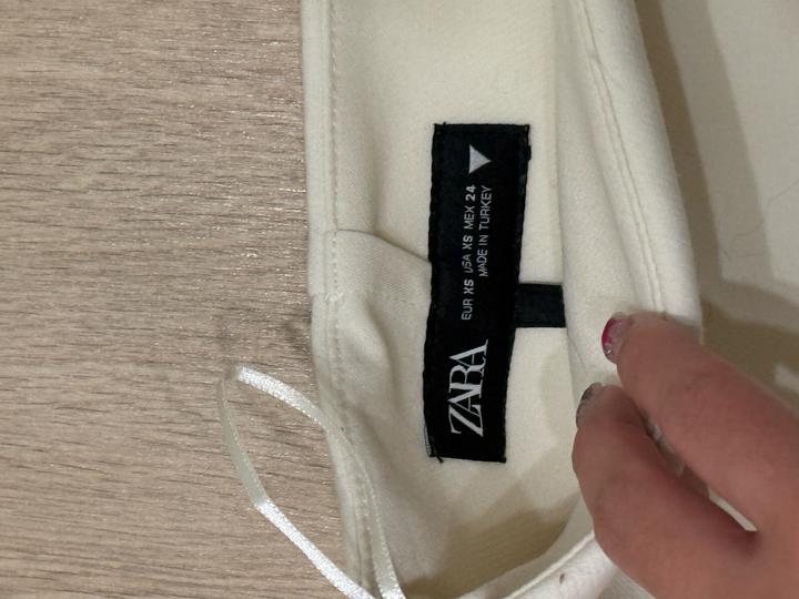 молочная юбка шорты zara