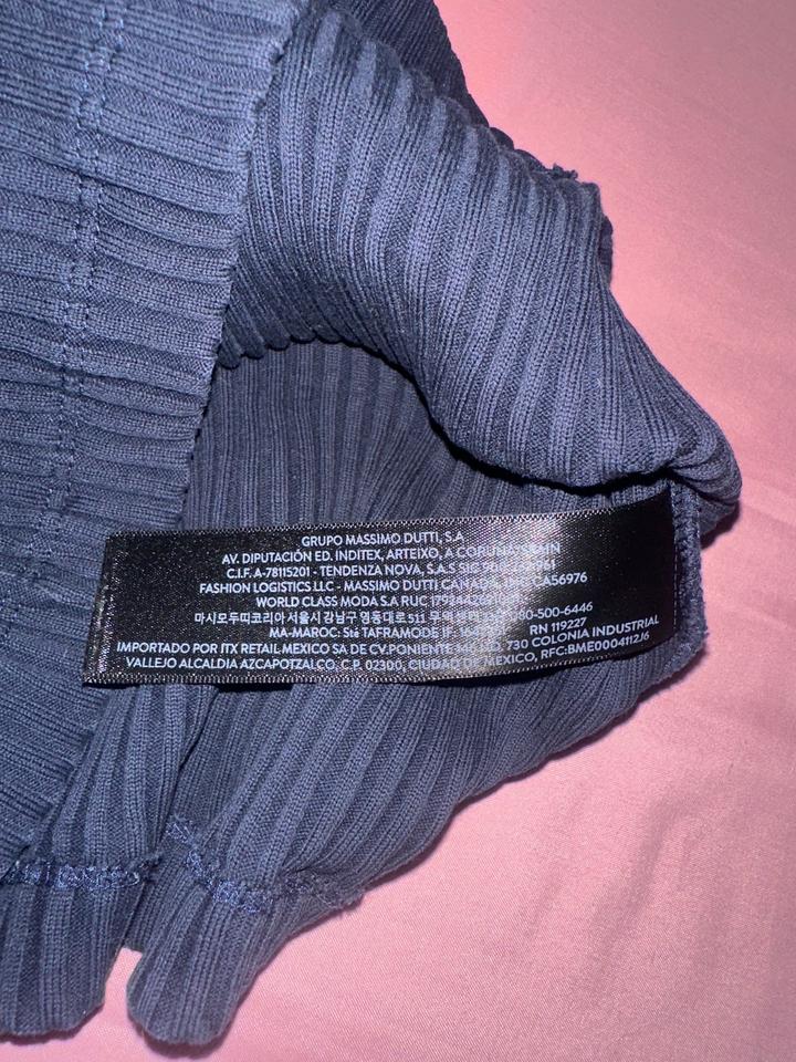 Майка в рубчик Massimo Dutti