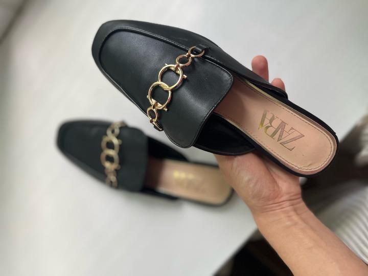 Черные мюли Zara