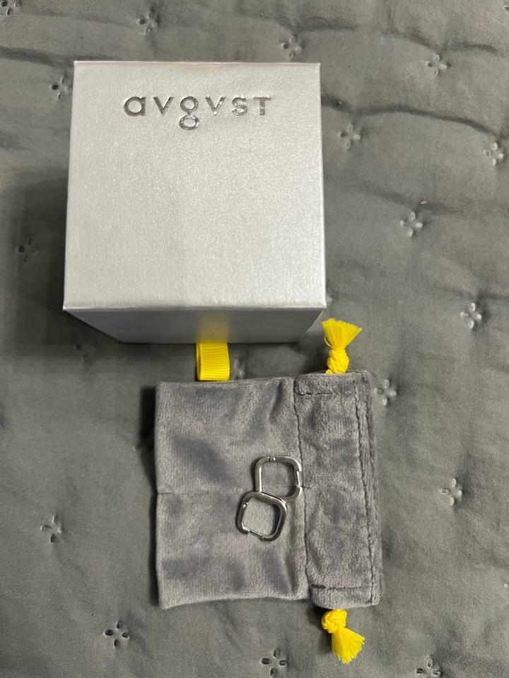 Серьги из серебра Avgust