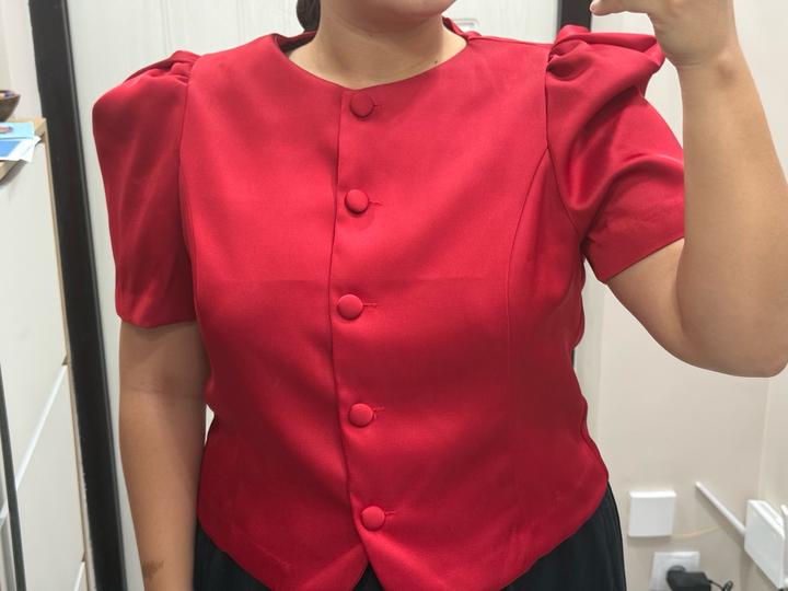 Блуза красная hm