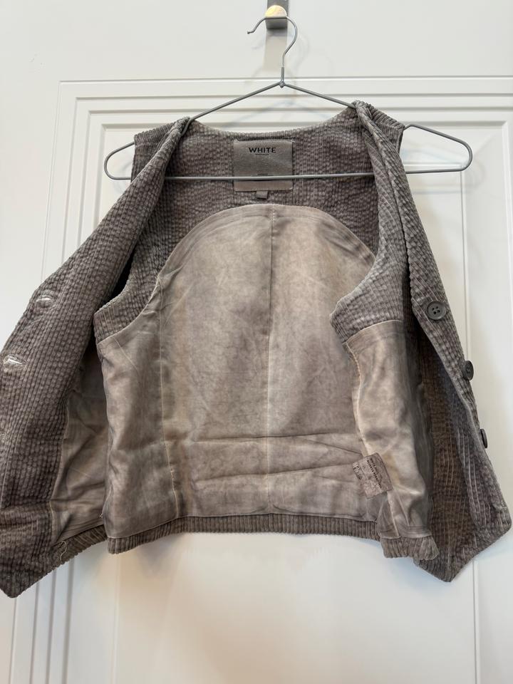 Жилет вельвет White