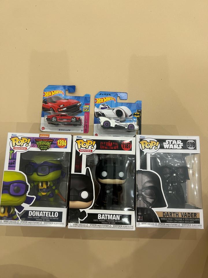 Funko pop и Hot wheels