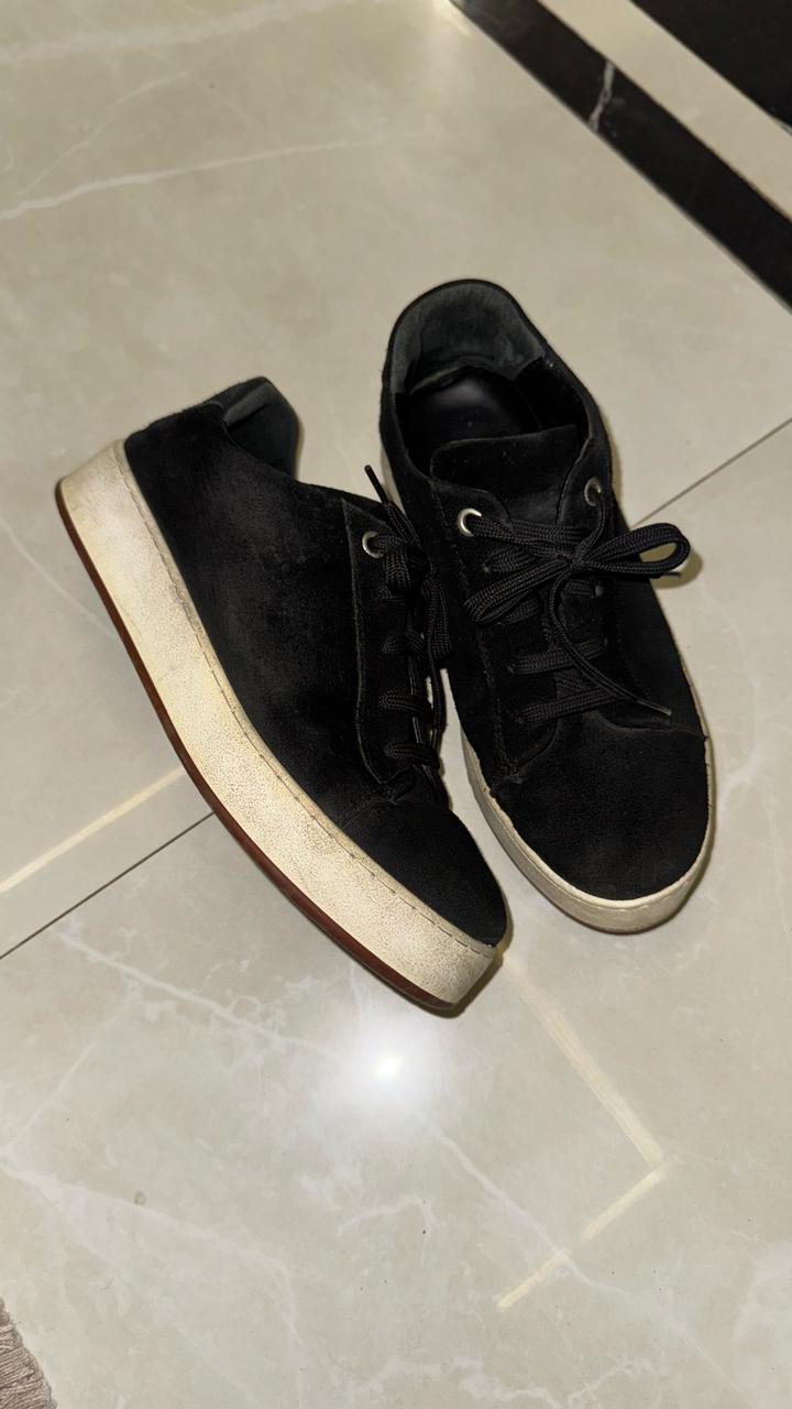 Кеды замшевые sman