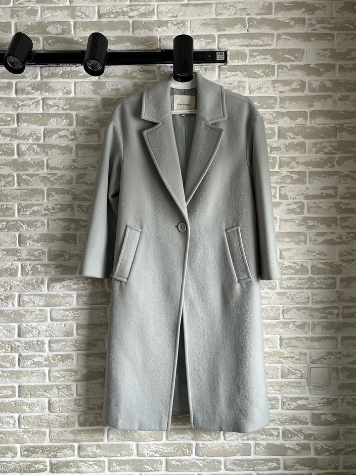 Шерстяное пальто Love Republic (53% шерсть)