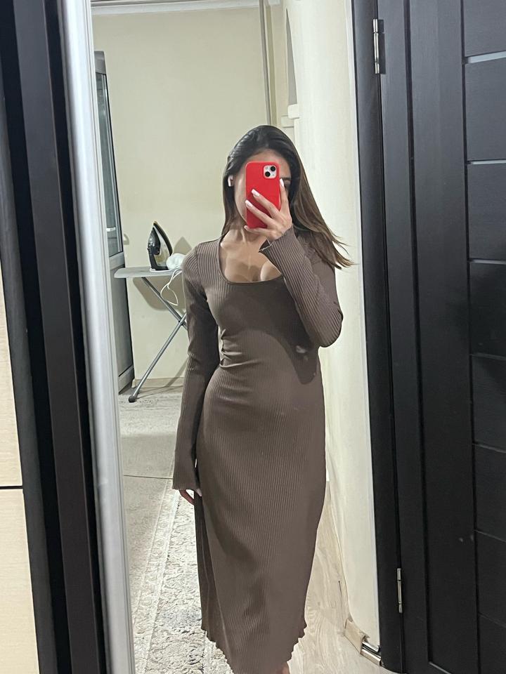 Платье длинное