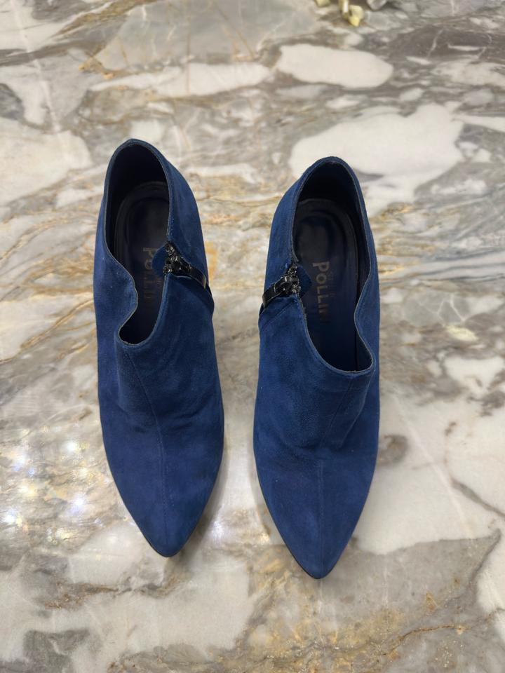 Винтажные Pollini ботинки на высоком каблуке