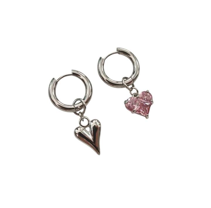 Серьги с сердечками