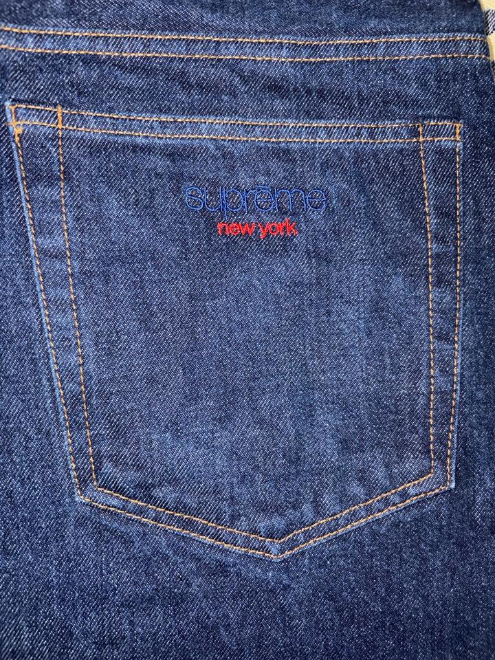 Supreme Japan Rigid Selvedge Baggy джинсы