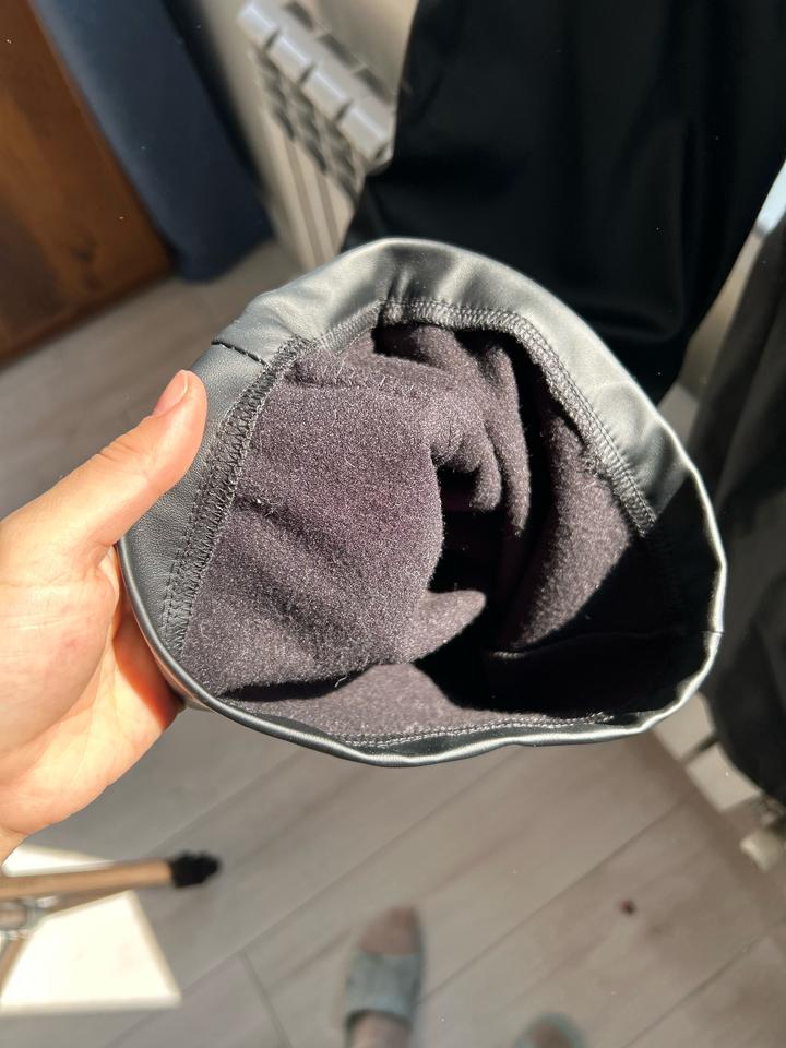 Брюки экокожа