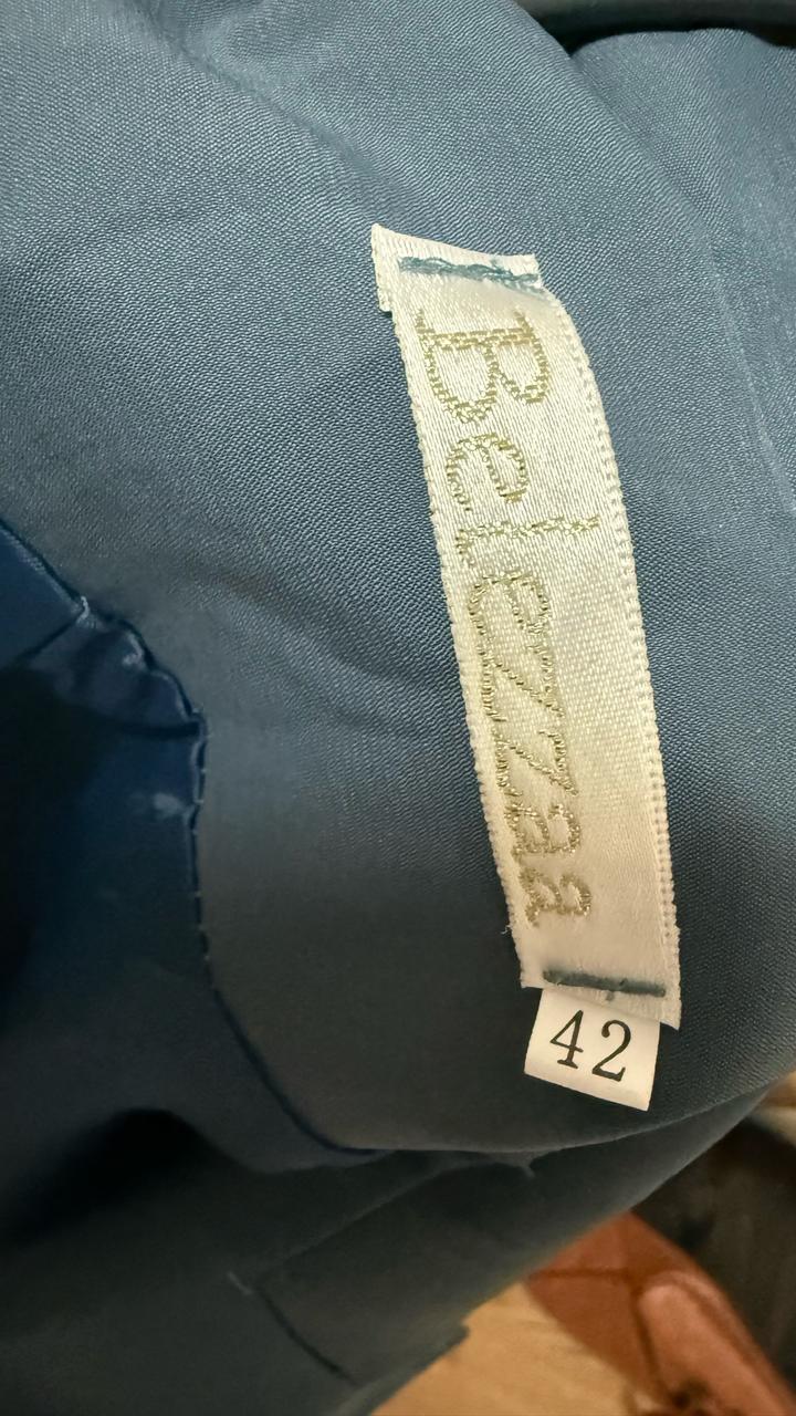 Тренч синий