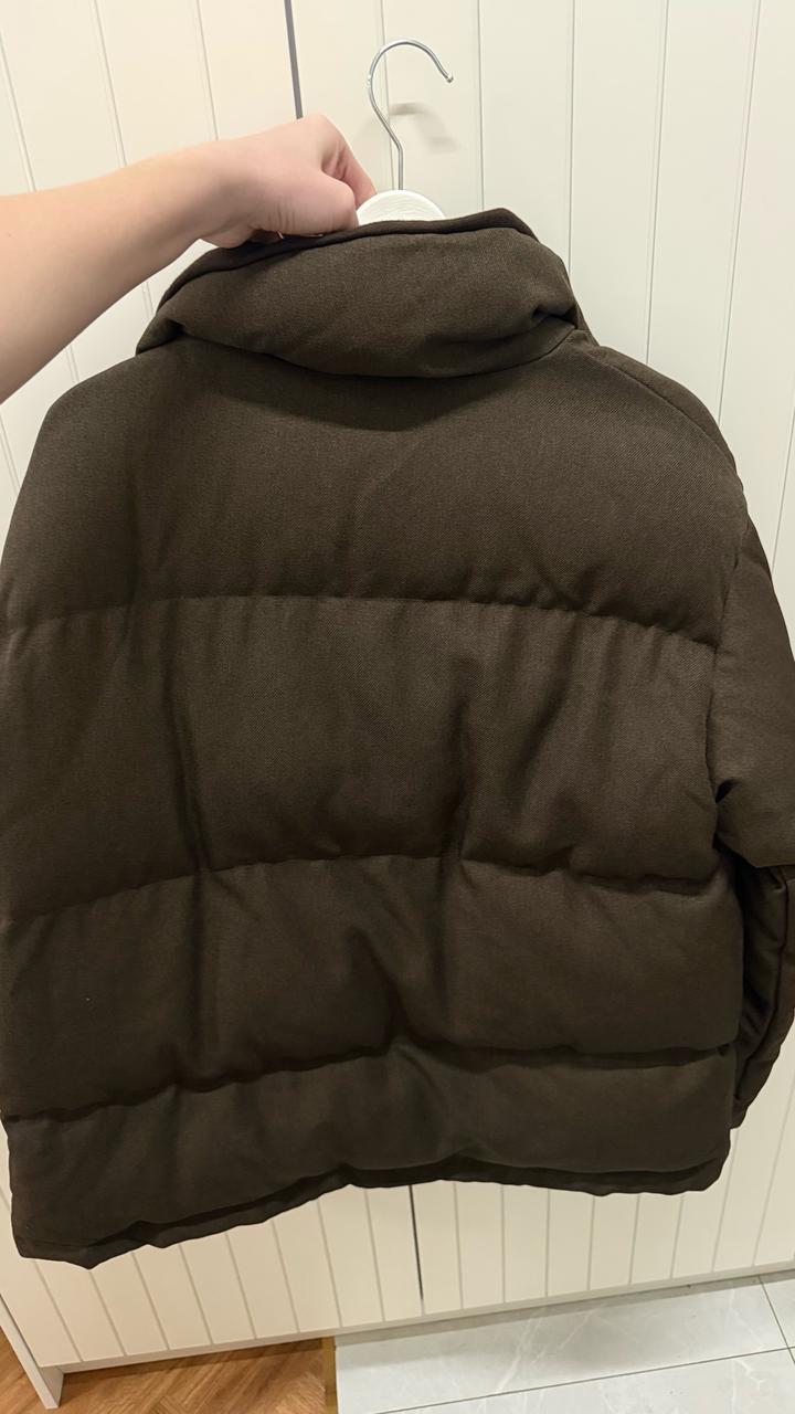 Коричневая драп куртка