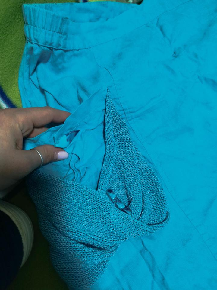 Юбка льненая яркая