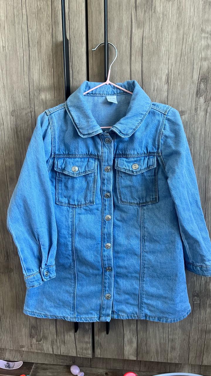 Джинсовая платье