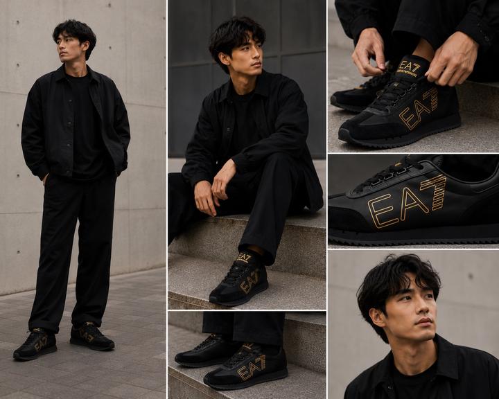 EA7 Emporio Armani Triple Black Gold