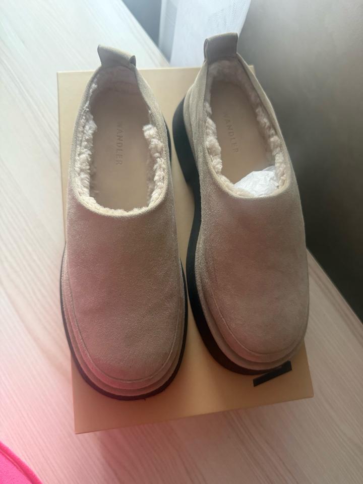 Меховые мюли Wandler