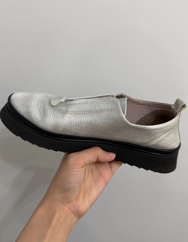 Мокасины кожаные