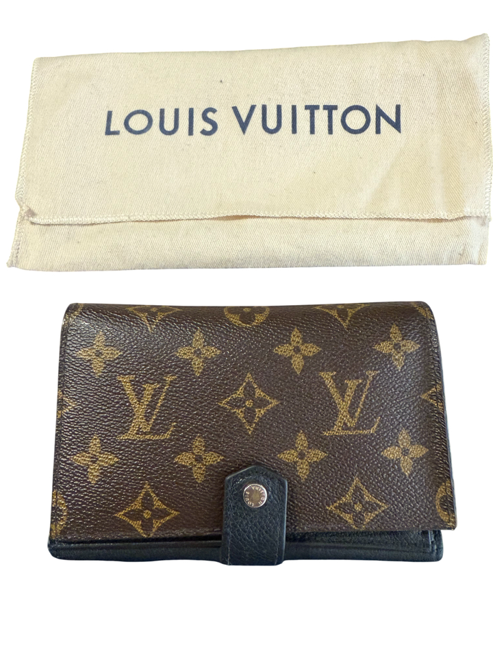 Кошелек Louis Vuitton оригинал с черной кожей