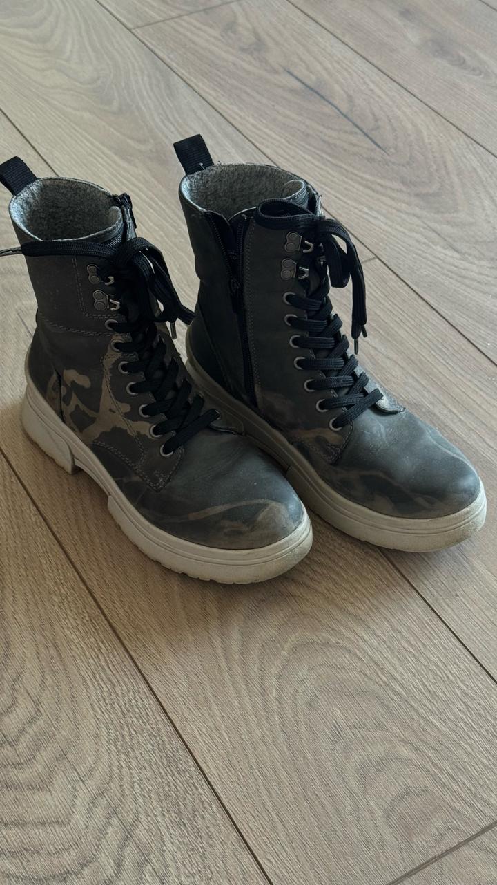 Ботинки Серого цвета демисезонные