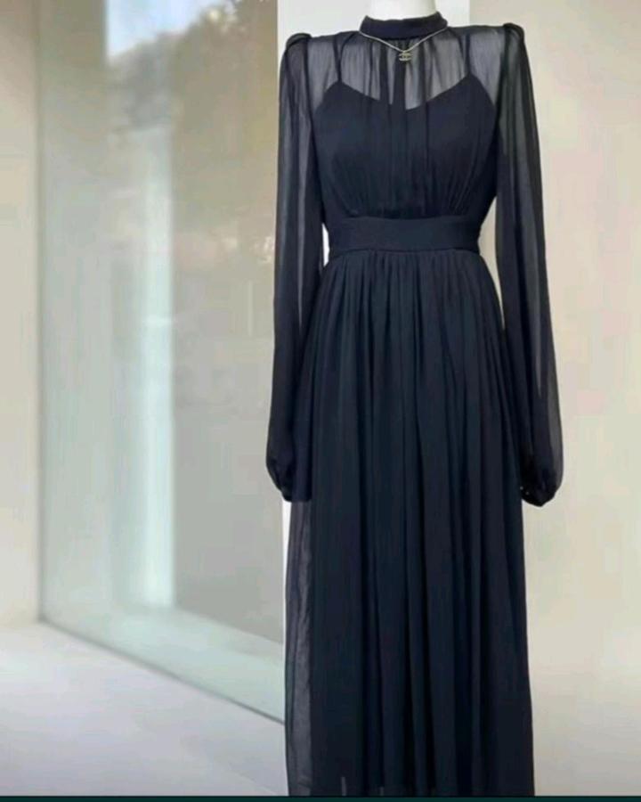 Платье из шифона