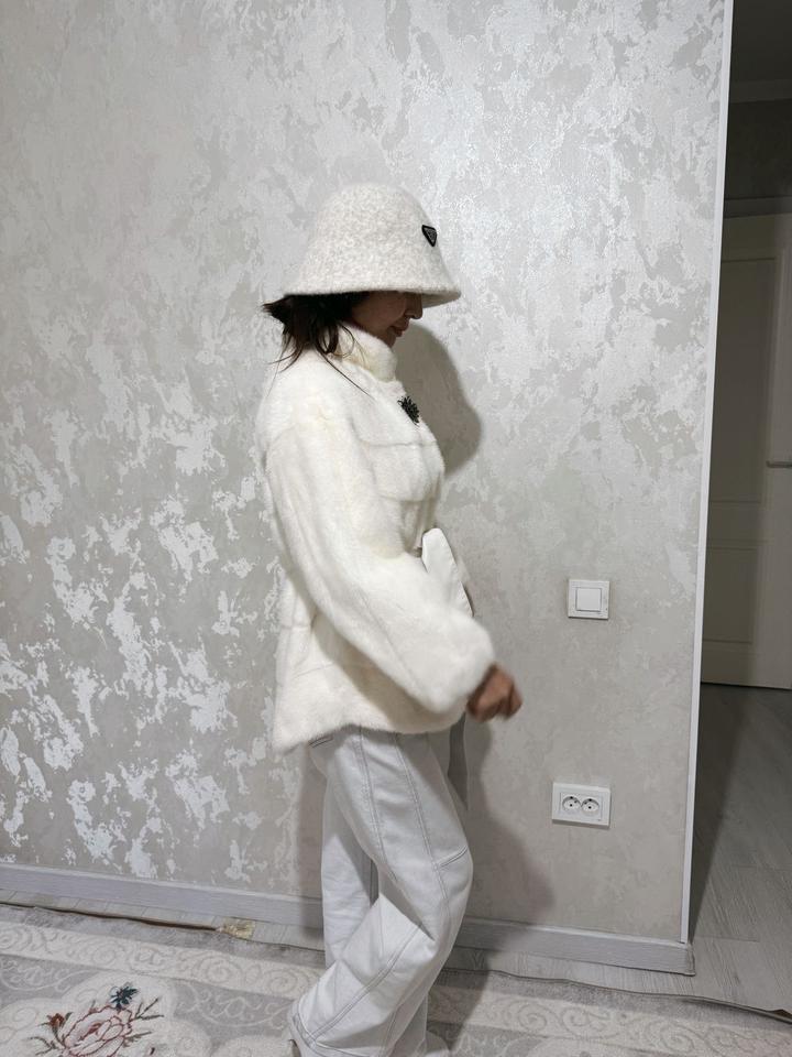 Белая шуба Оригинал