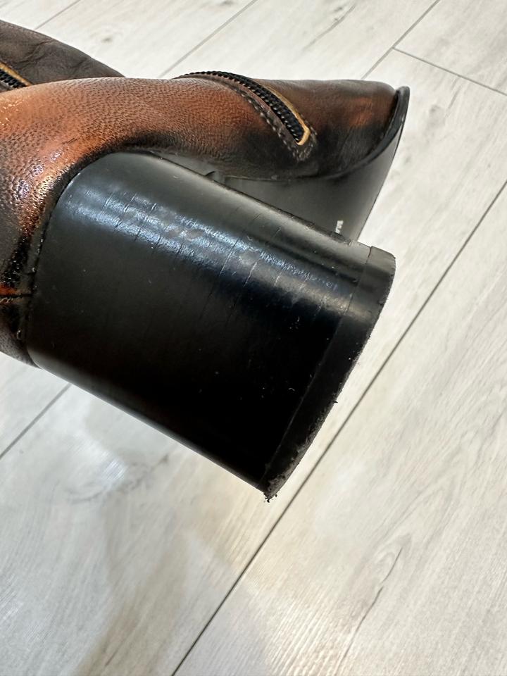 Ботильоны кожа натуральная винтаж