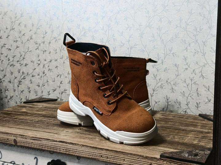 Ботинки кроссовки , нат.замша, р.37