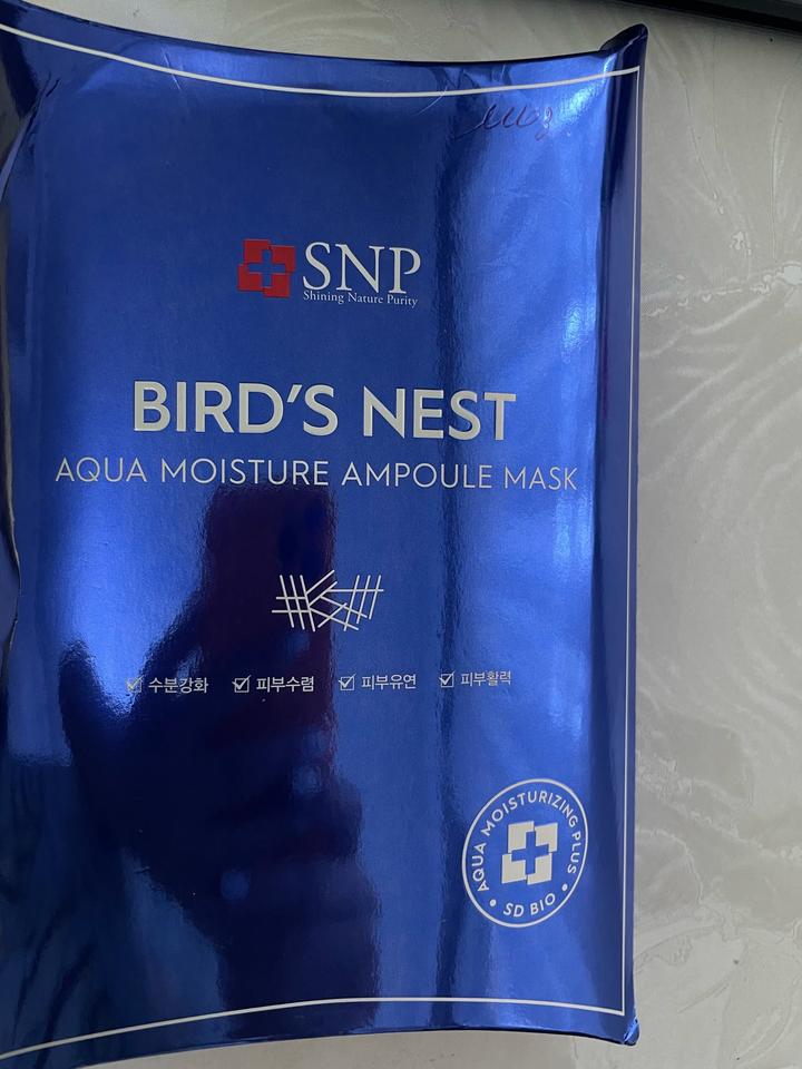 маска для лица SNP Bird's Nest Aqua Ampoule Mask