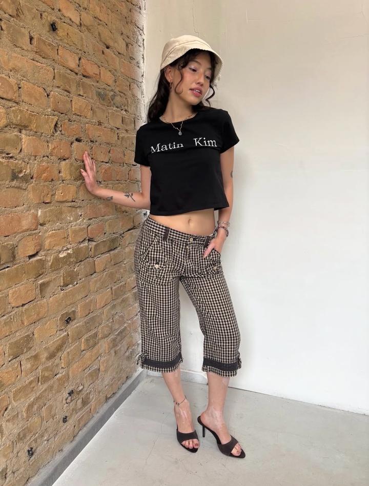 Капри plaid