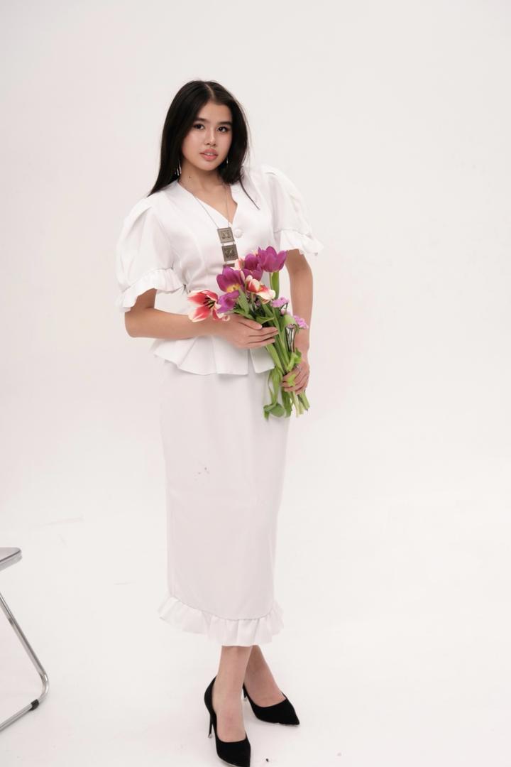 Белое платье 🤍