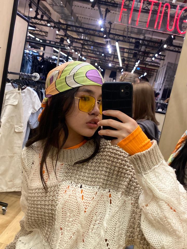 🤍 Бежево-молочный вязаный свитер (H&M)