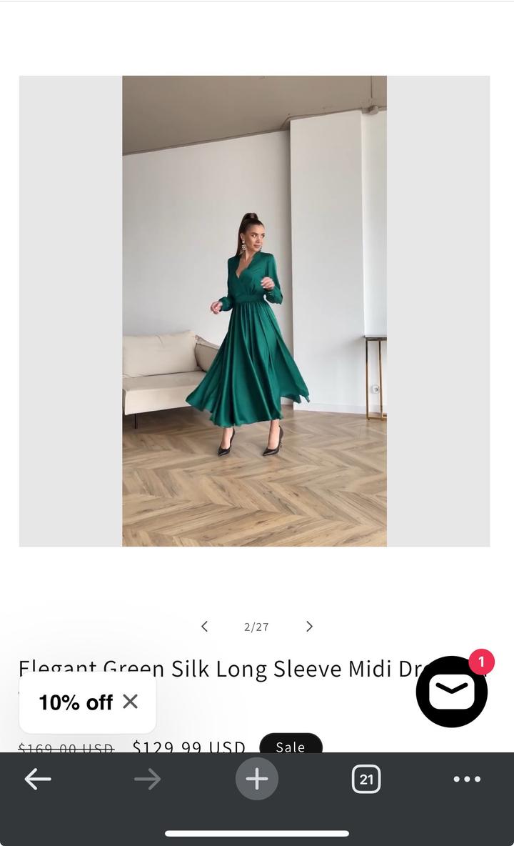 Вечернее платье