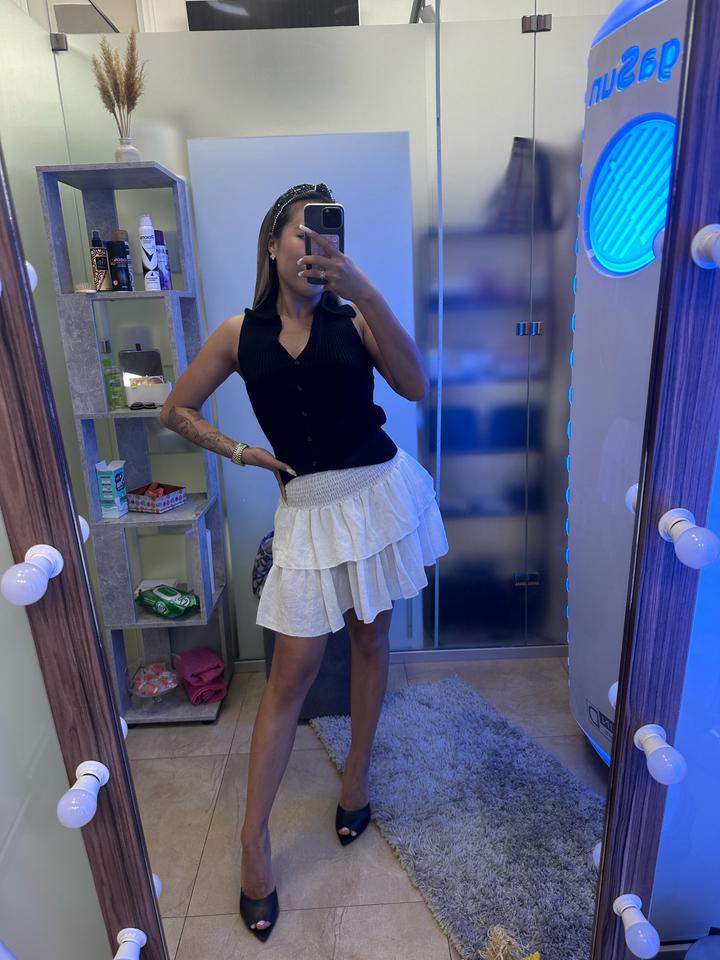 Юбка льняная