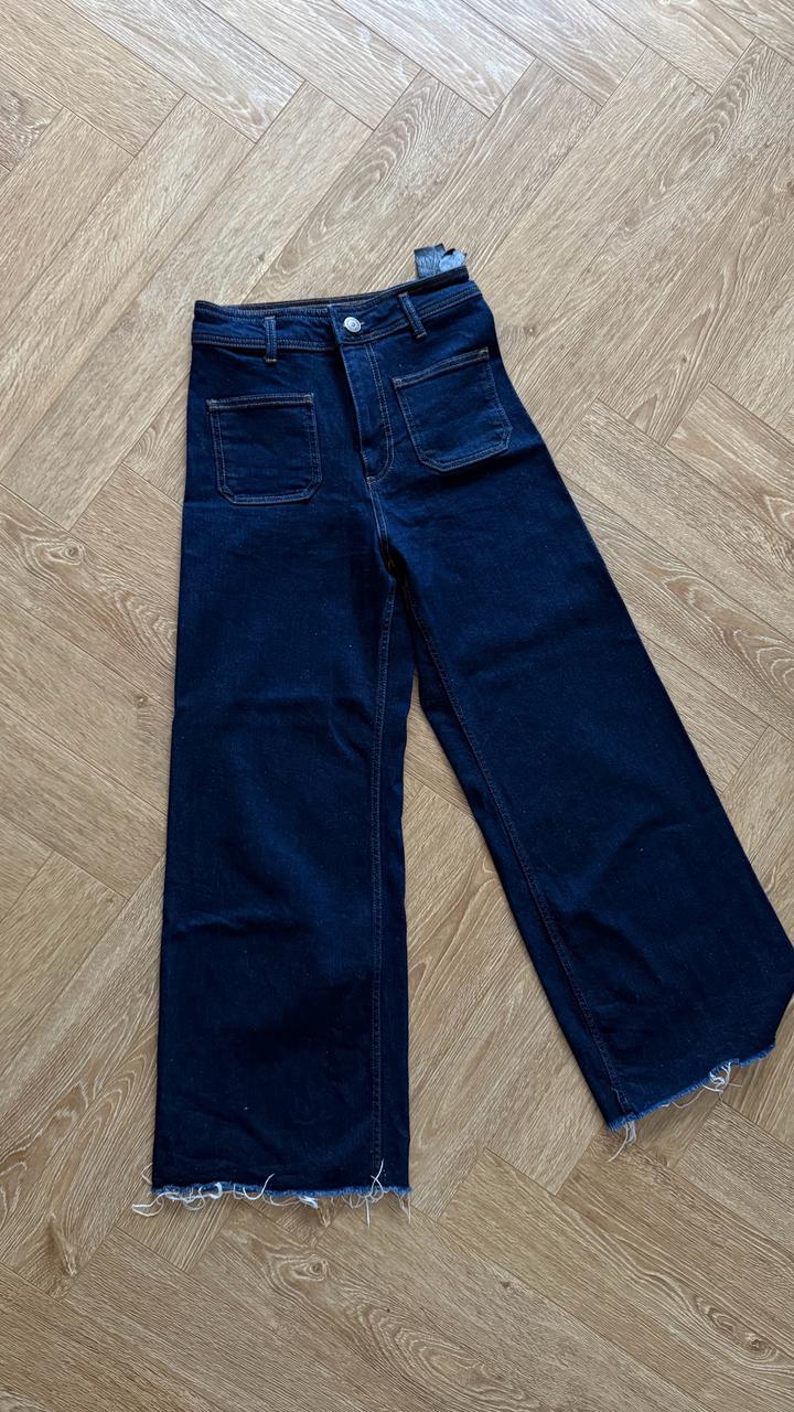Джинсы кюлоты zara