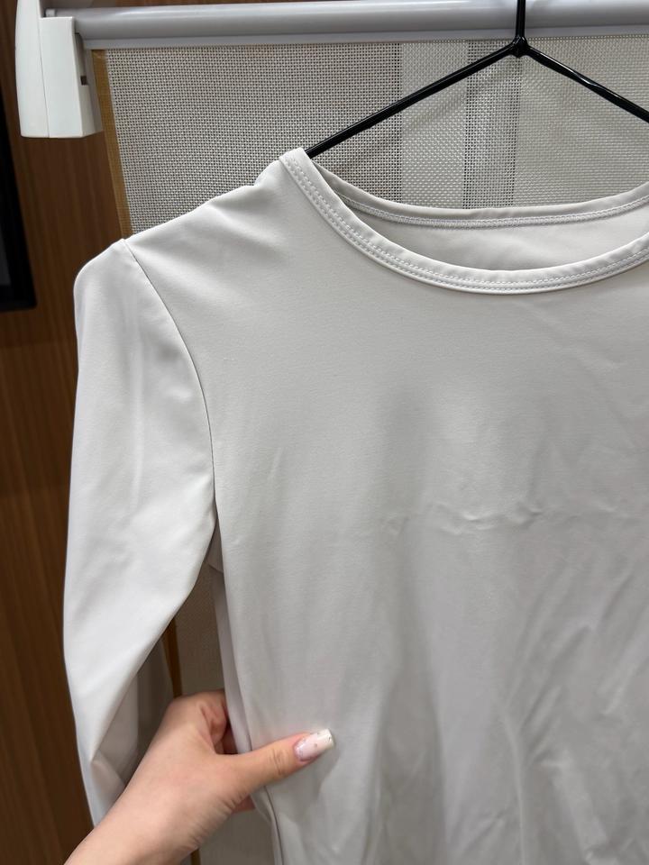 лонгслив облегающий