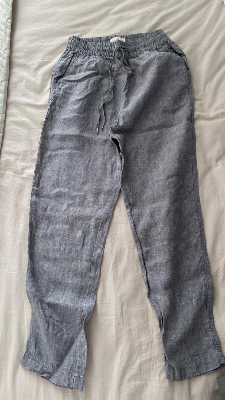 Льняные брюки H&M