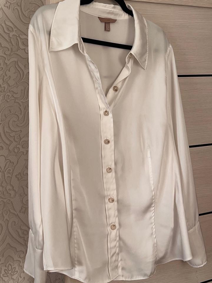 белая рубашка H&M